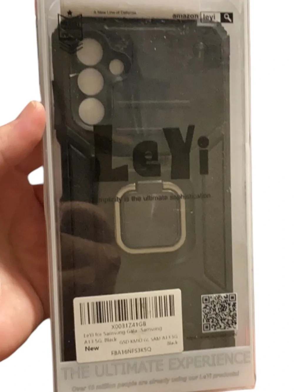 Leyi A13 cell phone case for Samsung Galaxy A13 5G black